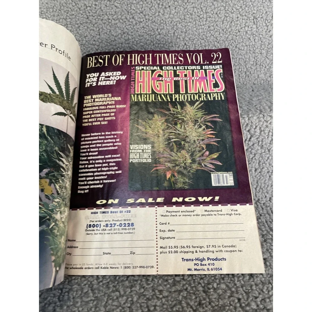 High Times Magazine #272 April 1998 Noam Chomsky, Pancho Villa Shadow Wars Ganja